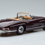 Mercedes 300 SL W198 Roadster Punainen Norev 1:18 - image 3 of 8