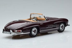Mercedes 300 SL W198 Roadster Punainen Norev 1:18 183891 Metalli — kuva 3 / 8
