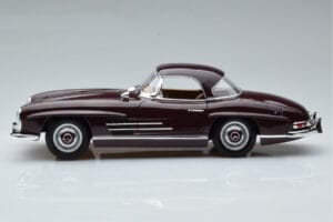Mercedes 300 SL W198 Roadster Punainen Norev 1:18 183891 Metalli — kuva 4 / 8