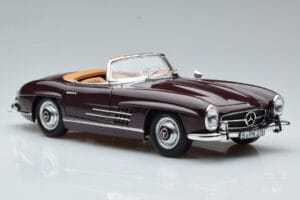 Mercedes 300 SL W198 Roadster Punainen Norev 1:18 183891 Metalli — kuva 6 / 8