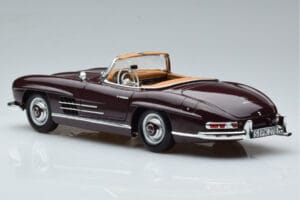 Mercedes 300 SL W198 Roadster Punainen Norev 1:18 183891 Metalli — kuva 7 / 8