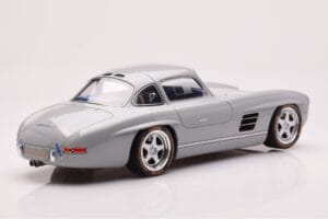 Mercedes 300 SL W198 Gullwing By S-Klub Harmaa GT Spirit 1:18 GT418 Hartsi — kuva 2 / 6