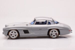 Mercedes 300 SL W198 Gullwing By S-Klub Harmaa GT Spirit 1:18 GT418 Hartsi — kuva 3 / 6