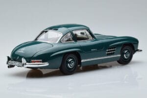 Mercedes 300 SL W198 Gullwing Vihreä Norev 1:18 183851 Metalli — kuva 3 / 7