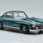 Mercedes 300 SL W198 Gullwing Vihreä Norev 1:18 - image 5 of 7