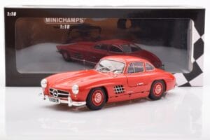 Mercedes 300 SL W198 Gullwing Punainen Minichamps 1:18 110037211 Metalli — kuva 8 / 8