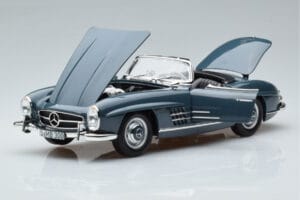 Mercedes 300 SL W198 Roadster Sininen Norev 1:18 B66040668 Metalli — kuva 2 / 9