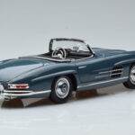 Mercedes 300 SL W198 Roadster Sininen Norev 1:18 - image 3 of 9