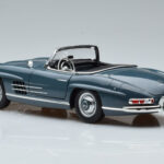 Mercedes 300 SL W198 Roadster Sininen Norev 1:18 - image 8 of 9