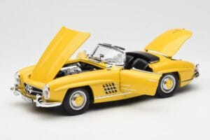 Mercedes 300 SL W198 Roadster Keltainen Norev 1:18 B66040669 Metalli — kuva 2 / 8