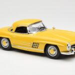 Mercedes 300 SL W198 Roadster Keltainen Norev 1:18 B66040669 - image 6 of 8