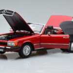Mercedes 450 SL R107 US Versio Punainen Norev 1:18 - image 2 of 8