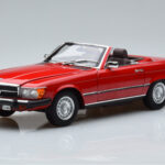 Mercedes 450 SL R107 US Versio Punainen Norev 1:18