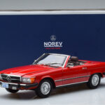 Mercedes 450 SL R107 US Versio Punainen Norev 1:18 - image 8 of 8