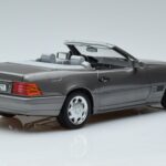 Mercedes 500 SL R129 Harmaa Metallic Norev 1:18 183715 Metalli - image 3 of 7