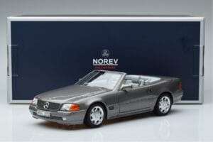 Mercedes 500 SL R129 Harmaa Metallic Norev 1:18 183715 Metalli — kuva 7 / 7