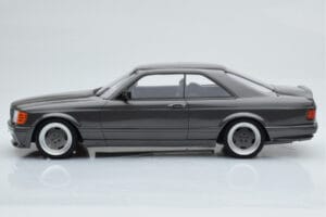 Mercedes 560 SEC C126 AMG Wide Body Harmaa Otto 1:18 OT823 Hartsi — kuva 3 / 6