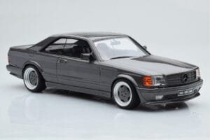Mercedes 560 SEC C126 AMG Wide Body Harmaa Otto 1:18 OT823 Hartsi — kuva 4 / 6