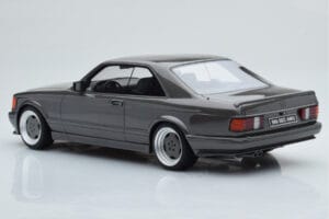 Mercedes 560 SEC C126 AMG Wide Body Harmaa Otto 1:18 OT823 Hartsi — kuva 5 / 6