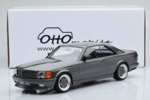 Mercedes 560 SEC C126 AMG Wide Body Harmaa Otto 1:18 OT823 Hartsi — kuva 6 / 6