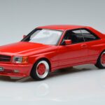 Mercedes 560 SEC W126 Widebody Punainen Otto 1:18 OT995 Hartsi
