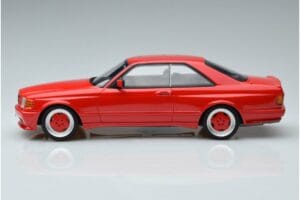 Mercedes 560 SEC W126 Widebody Punainen Otto 1:18 OT995 Hartsi — kuva 3 / 6