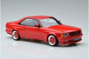 Mercedes 560 SEC W126 Widebody Punainen Otto 1:18 OT995 Hartsi — kuva 4 / 6