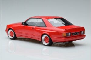 Mercedes 560 SEC W126 Widebody Punainen Otto 1:18 OT995 Hartsi — kuva 5 / 6