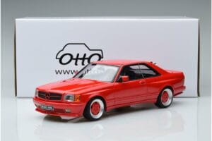 Mercedes 560 SEC W126 Widebody Punainen Otto 1:18 OT995 Hartsi — kuva 6 / 6