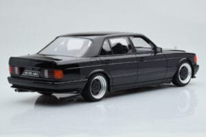 Mercedes 560 SEL AMG W126 Obsidian Musta Otto 1:18 OT297 Hartsi — kuva 2 / 6