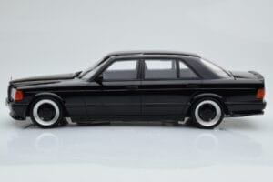 Mercedes 560 SEL AMG W126 Obsidian Musta Otto 1:18 OT297 Hartsi — kuva 3 / 6