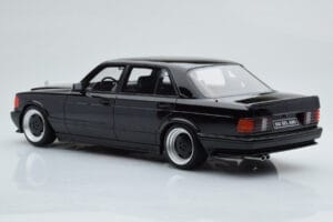 Mercedes 560 SEL AMG W126 Obsidian Musta Otto 1:18 OT297 Hartsi — kuva 5 / 6