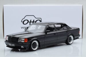 Mercedes 560 SEL AMG W126 Obsidian Musta Otto 1:18 OT297 Hartsi — kuva 6 / 6