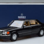 Mercedes 560 SEL W126 Musta Norev 1:18 - image 7 of 7