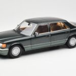 Mercedes 560 SEL W126 Night Vihreä Metallic Dealer Edition Norev 1:18 B66040626