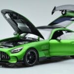 Mercedes AMG GT C190 Black Series Vihreä Hell Magno Rajoitettu Erä Norev 1:18 183903 Metalli - image 2 of 7