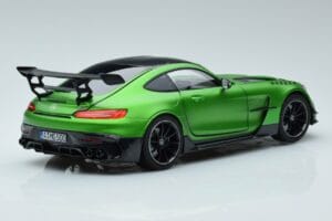 Mercedes AMG GT C190 Black Series Vihreä Hell Magno Rajoitettu Erä Norev 1:18 183903 Metalli — kuva 3 / 7