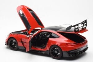 Mercedes AMG GT Black Series Punainen Asia Exclusive Norev 1:18 183906 Metalli — kuva 5 / 8