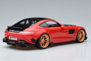 Mercedes AMG GT Prior Design C190 Punainen GT Spirit 1:18 ZM104 Hartsi — kuva 2 / 6