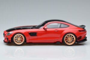 Mercedes AMG GT Prior Design C190 Punainen GT Spirit 1:18 ZM104 Hartsi — kuva 3 / 6
