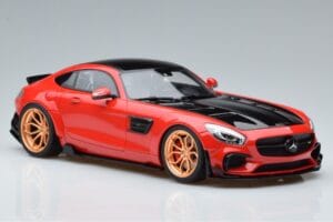 Mercedes AMG GT Prior Design C190 Punainen GT Spirit 1:18 ZM104 Hartsi — kuva 4 / 6