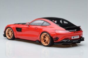 Mercedes AMG GT Prior Design C190 Punainen GT Spirit 1:18 ZM104 Hartsi — kuva 5 / 6