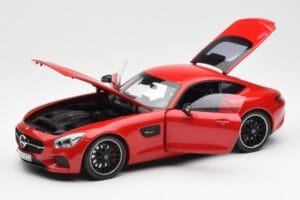 Mercedes AMG GT C190 Punainen Norev 1:18 183496 Metalli — kuva 2 / 8