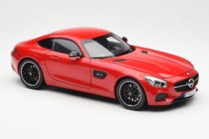 Mercedes AMG GT C190 Punainen Norev 1:18 183496 Metalli — kuva 6 / 8