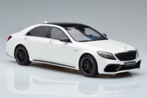 Mercedes AMG S63 W222 Diamond Valkoinen GT Spirit 1:18 B66965714 Hartsi — kuva 4 / 6