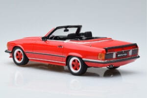 Mercedes AMG SL500 R107 Punainen Otto 1:18 OT962 Hartsi — kuva 5 / 6