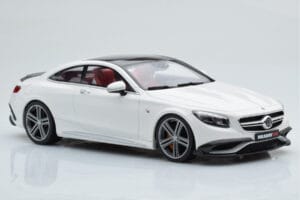 Mercedes Brabus 900 S-Class C222 Coupe Polar Valkoinen GT Spirit 1:18 GT747 Hartsi — kuva 4 / 6