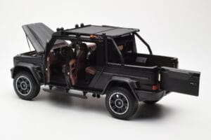 Mercedes Brabus G800 W463 Adventure XLP Night Musta Magno Almost Real 1:18 860525 Metalli — kuva 5 / 8