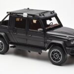 Mercedes Brabus G800 W463 Adventure XLP Night Musta Magno Almost Real 1:18 - image 6 of 8