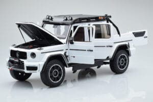 Mercedes Brabus G800 W464 Adventure XLP Polar Valkoinen Almost Real 1:18 860524 Metalli — kuva 2 / 8